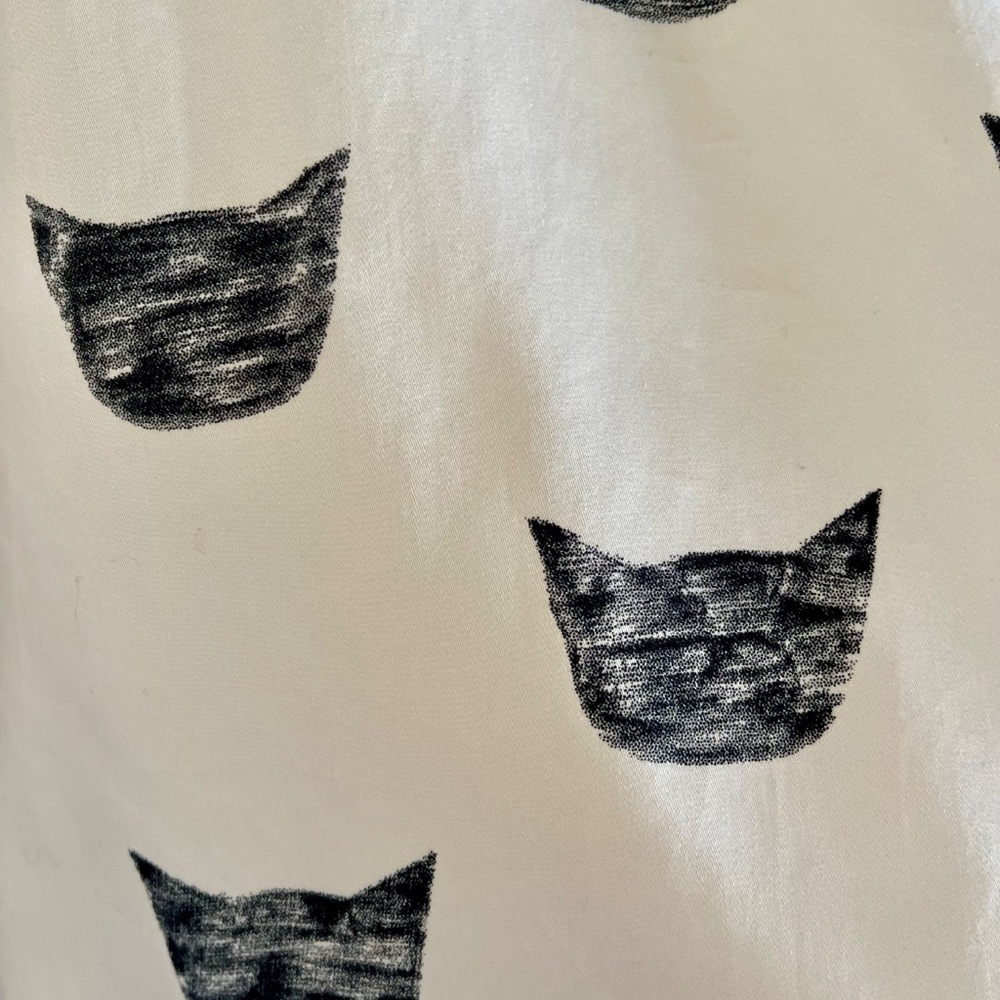 NWOT Leah Reena Goren x Anthropologie Feline Karma Cat Dress ~ Size 10 - Picture 8 of 11